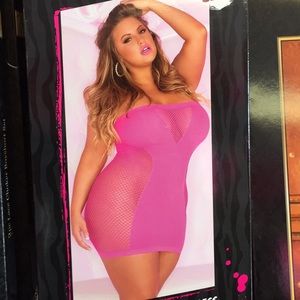 Plus size mini dress